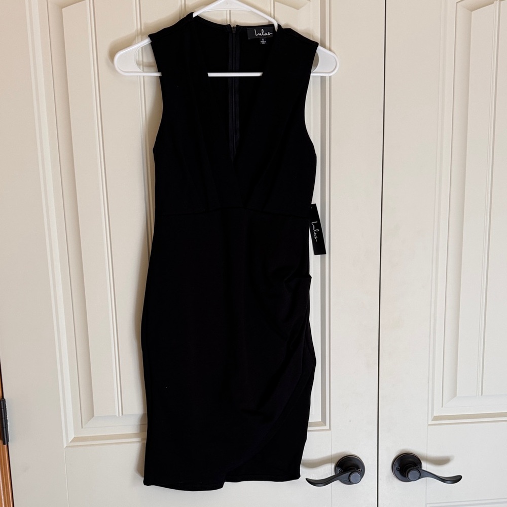 Lulu's Classic Black Mini Dress